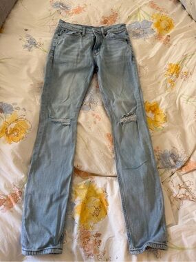 rag & bone Light Blue Straight Leg Jeans
